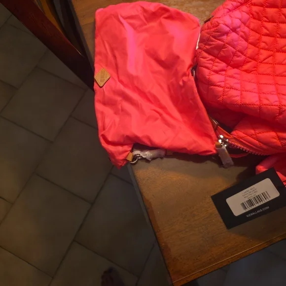 MZ Wallace Vibrant Pink Quilted Tote - Picture 4 of 5